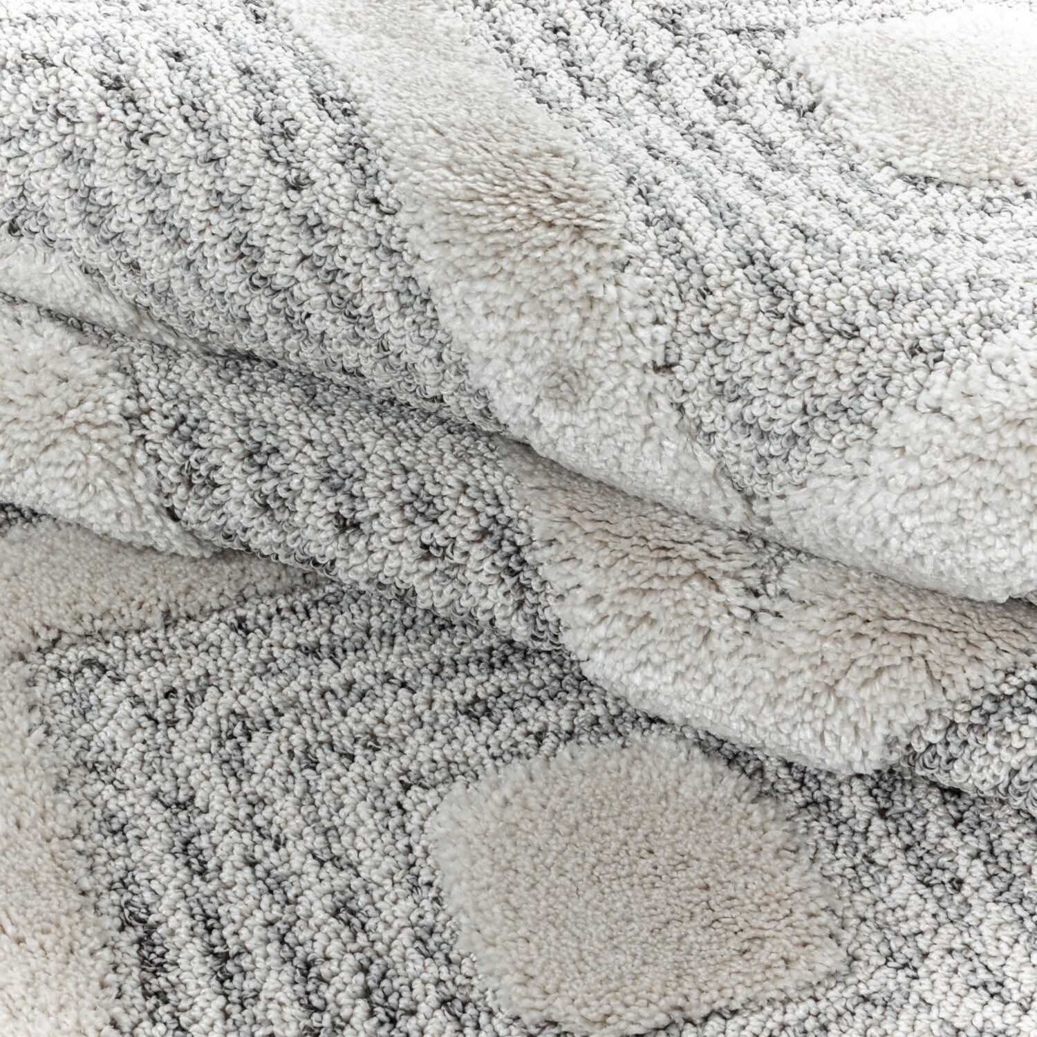 Modern Designer Elegante Teppich, Hoch-Tief Effekt 3D Boho Teppich, Pflegeleicht