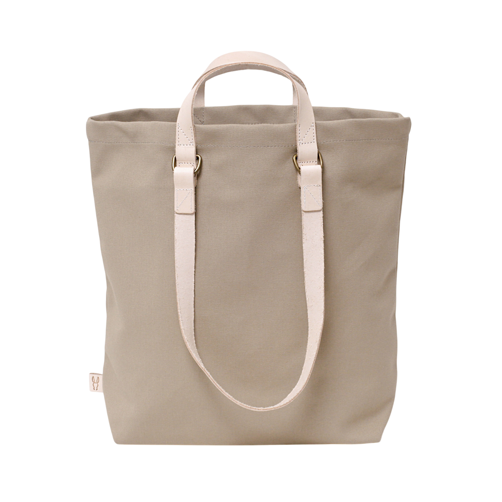 Shopper Sam Sand, Leder Natur