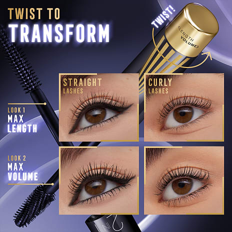 Mascara Masterpiece 2-i-1 Midnight Black
