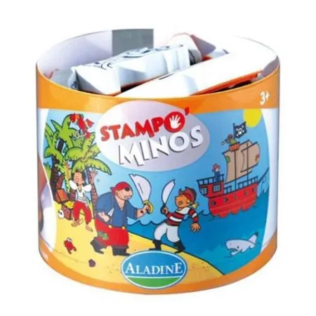 Aladine Piratenstempel Stampominos, 10 Stück