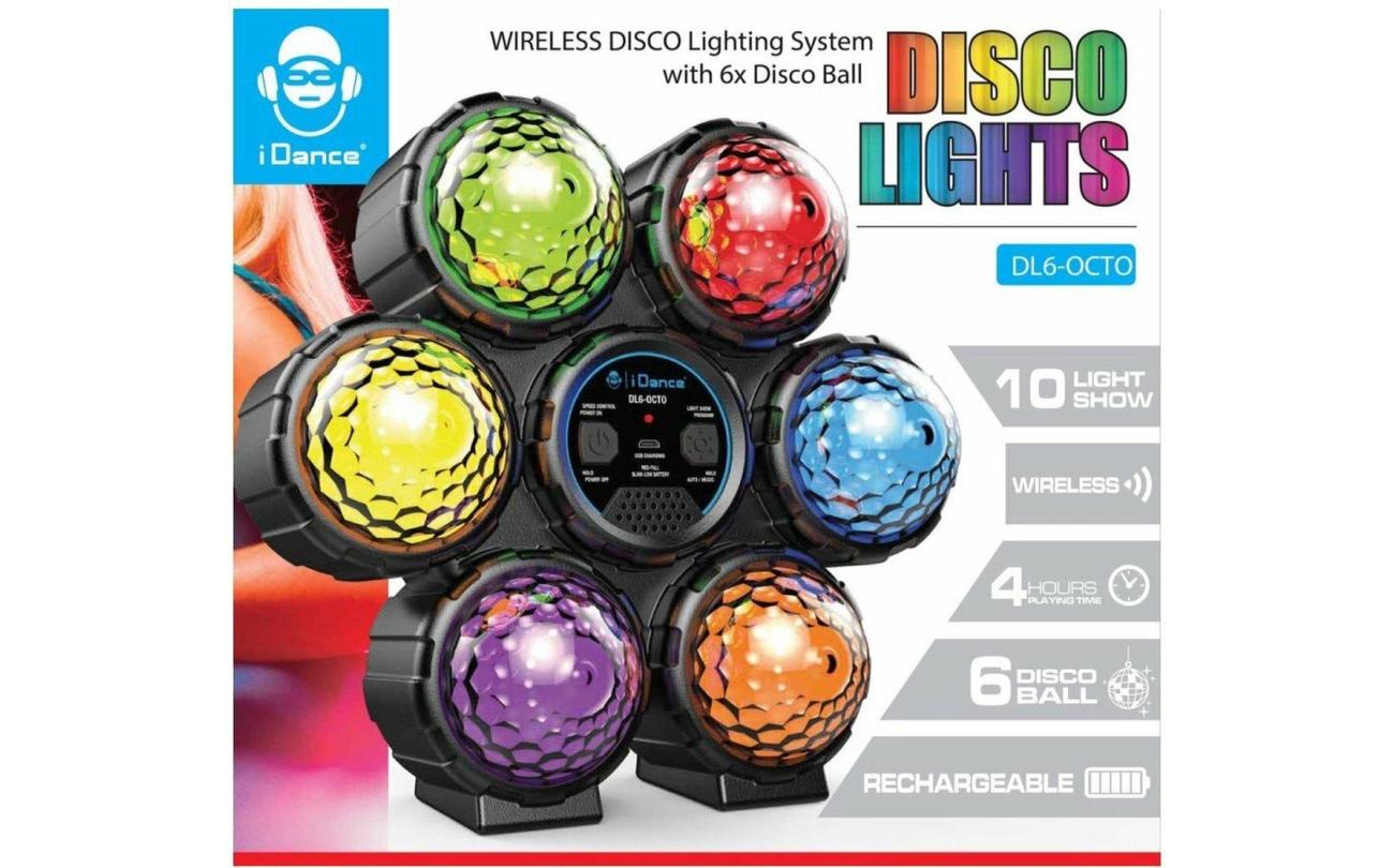 iDance Disco Lights met 6 discoballen