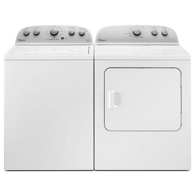 Secadora elétrica Whirlpool de 7 pés cúbicos (branca)
