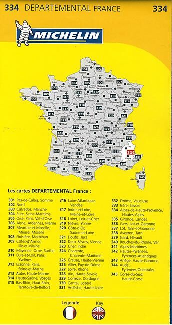 MICHELIN - 334 ALPES DE HAUTE PROVENCE HTE ALPES
