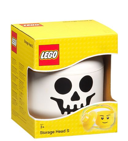 LEGO? Storage Opbevaringsboks - Lille - Hoved - 19 cm - Skelet