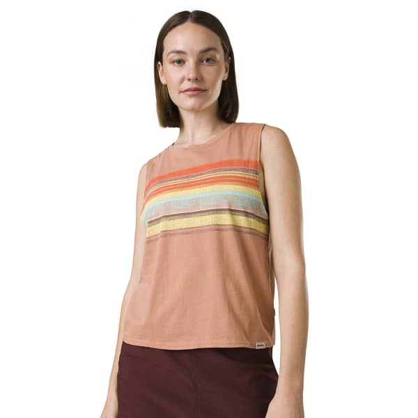 Débardeur PRANA ORGANIC GRAPHIC SLEEVELESS W PINK SAND BAJA