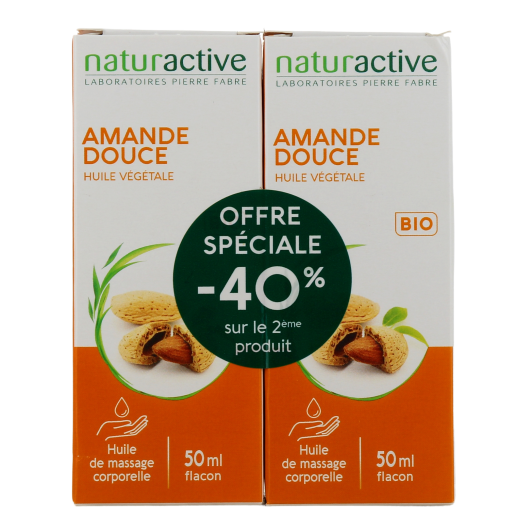 Naturactive Huile Végétale d'Amande Douce Bio