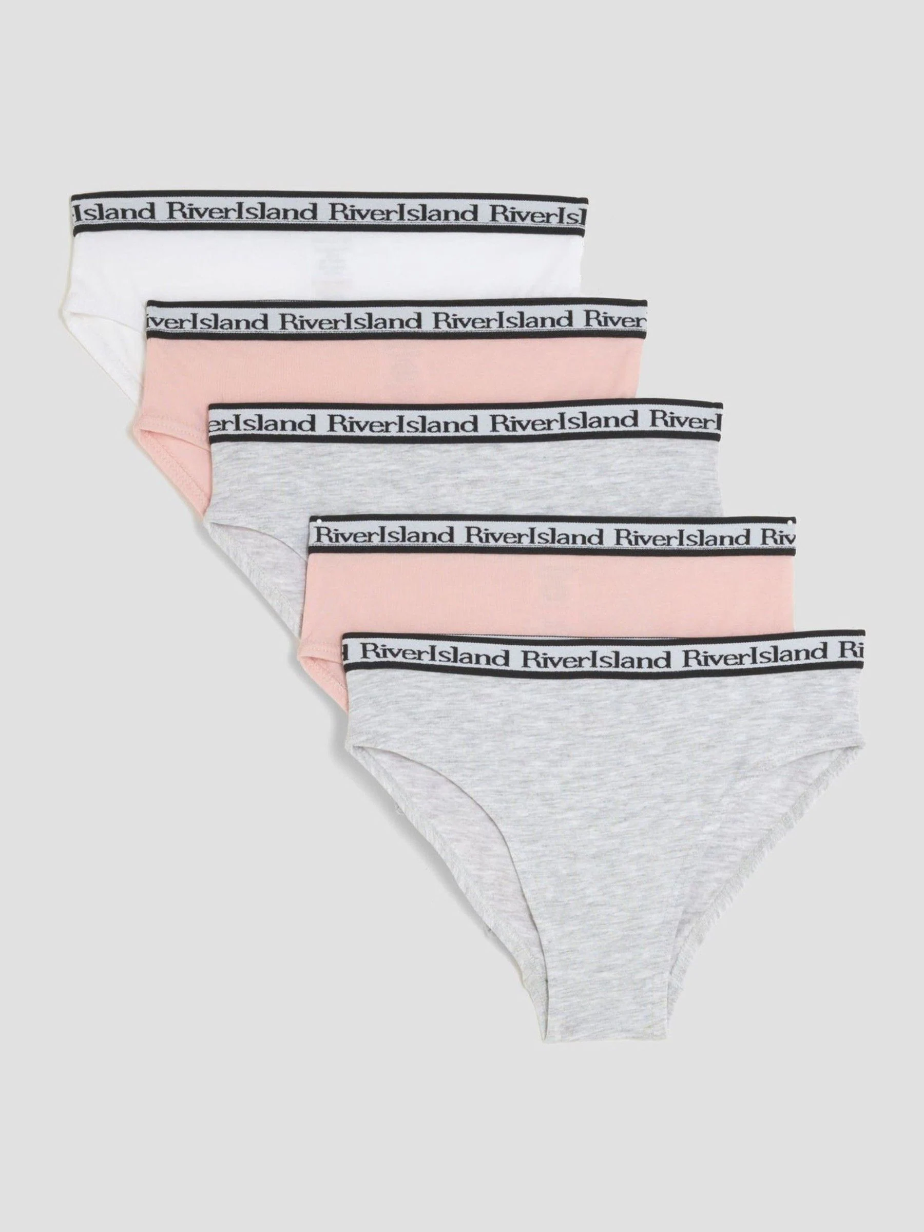 River Island - Set van 5 gemengde Onderbroeken