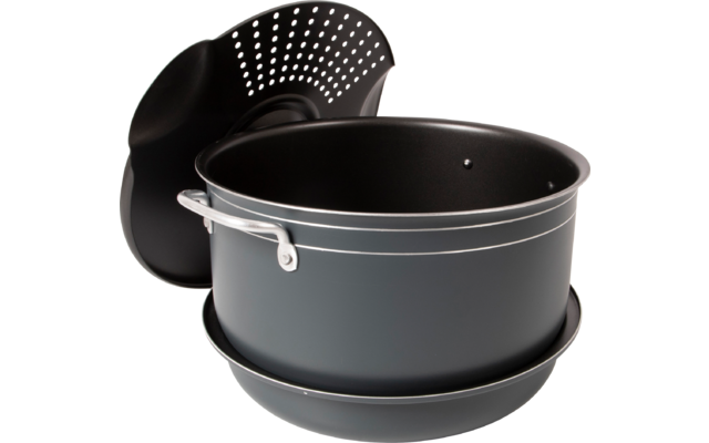 Bo-Camp Camping Topfset Aluminium mit Antihaftbeschichtung 7-tlg.