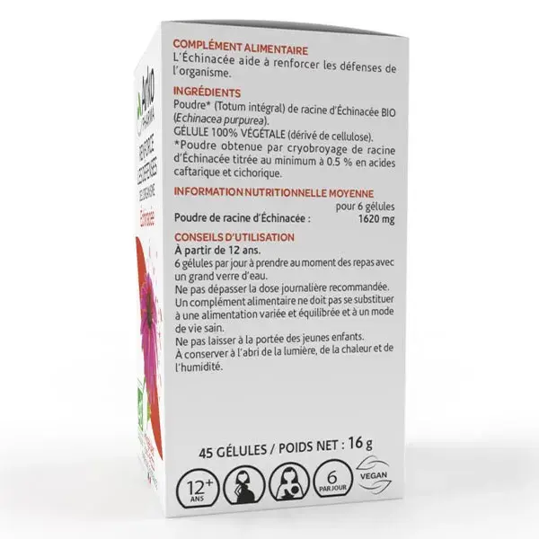 Arkopharma Arkogélules Equinácea Orgânica 45 cápsulas