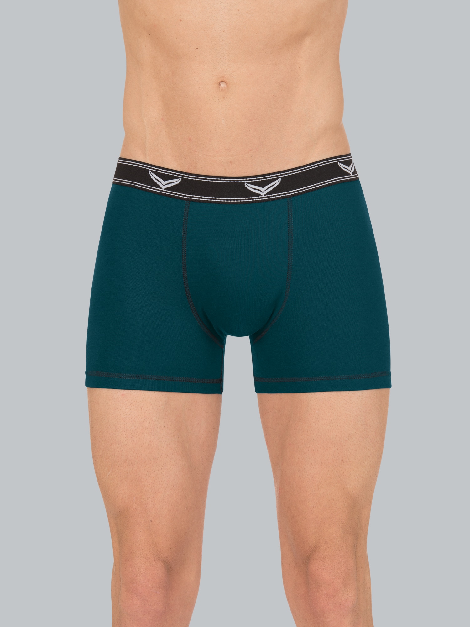 Pants aus Baumwolle/Elastan Saphir