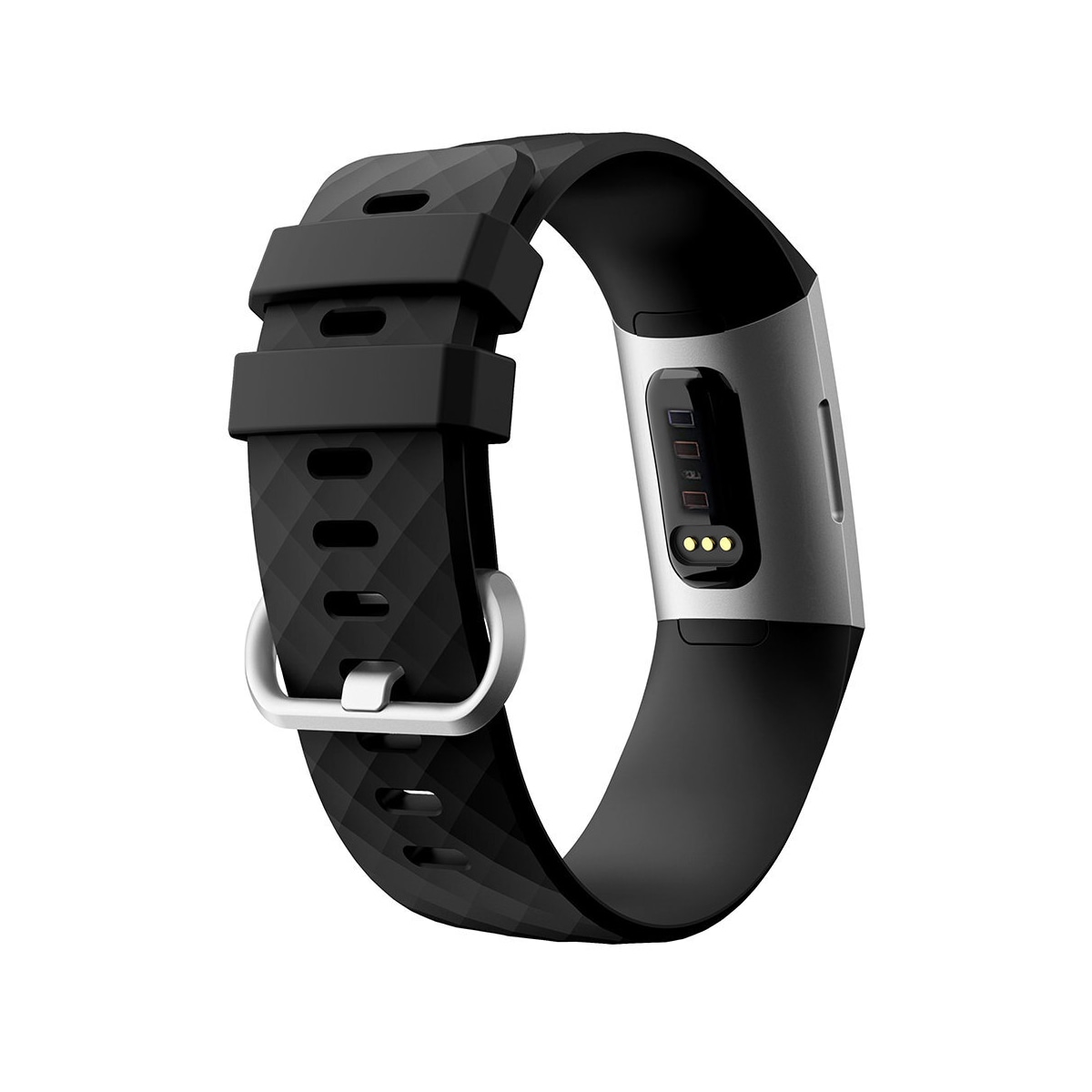 Fitbit Charge 3/4 reim i silikon (S) Sort