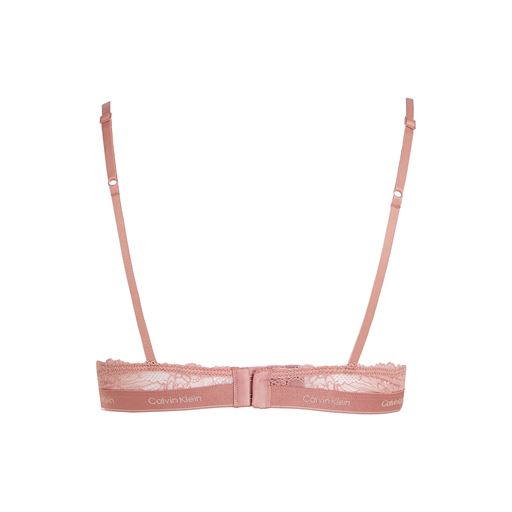 Calvin Klein Lightly Lined Triangle BH, Red Grape, L