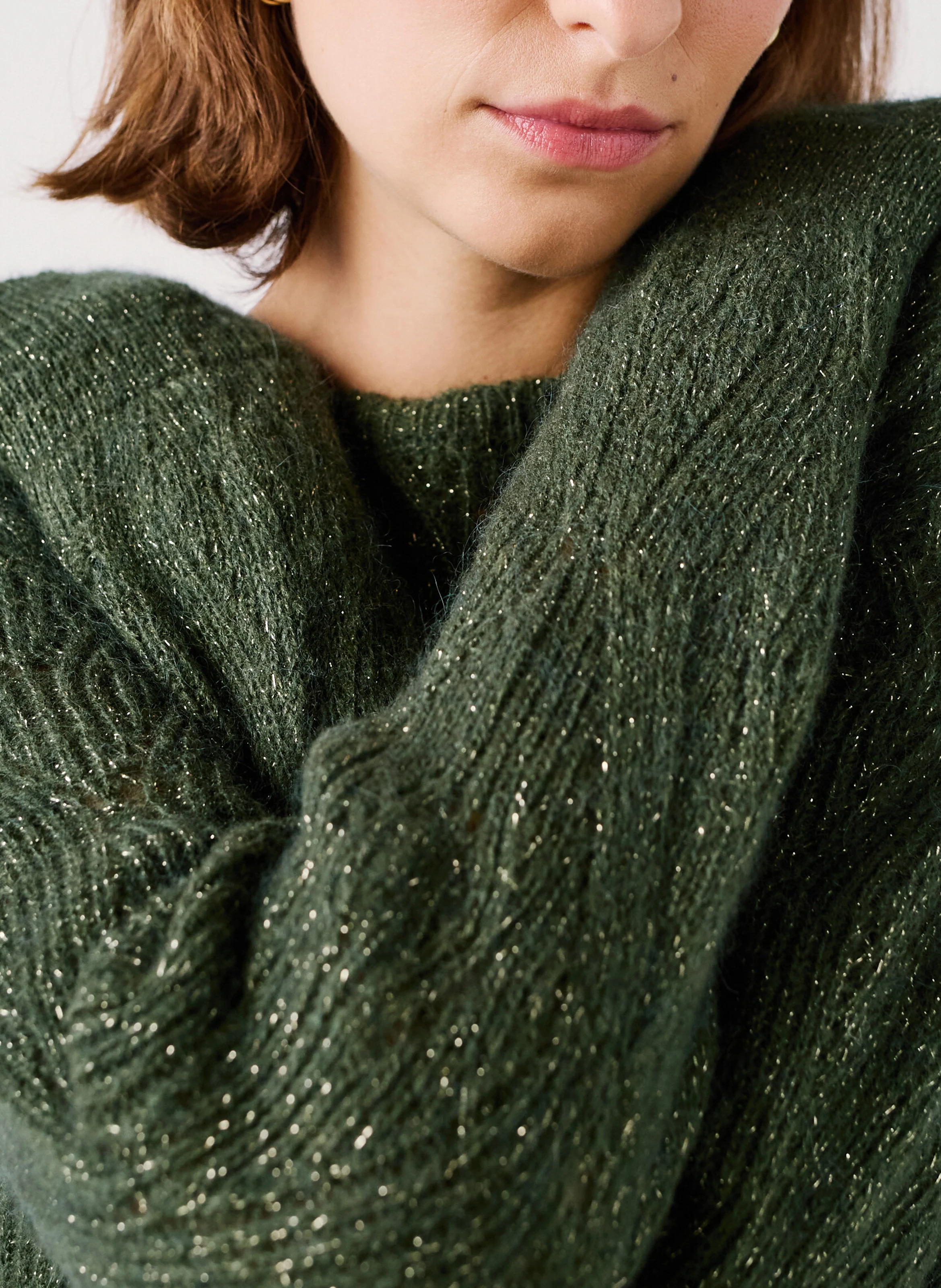 MGORDON - Pull droit col rond | Vert