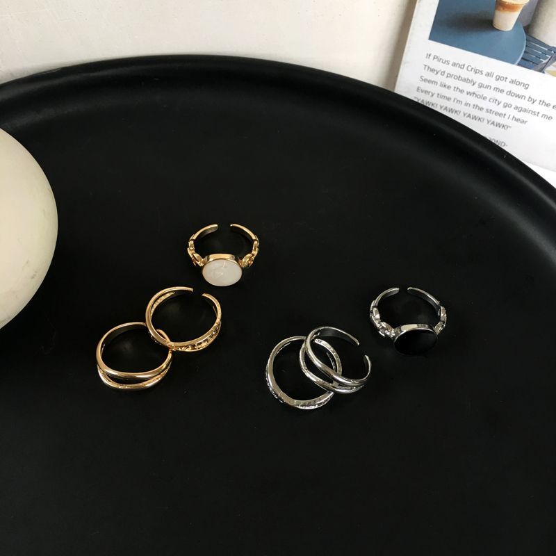 Borscht - Set van 3: Retro Alloy-ringen