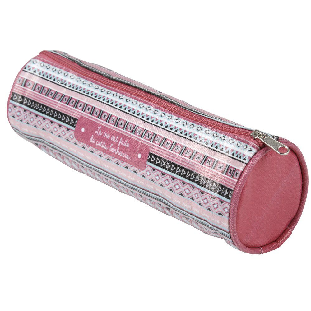 Trousse cylindrique à motifs