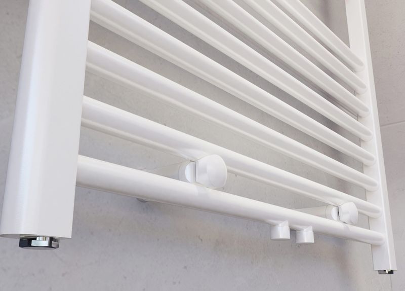 Guido Gusto - Designradiator Sofia - Mat Wit - 115x60cm - 536W - Midden Aansluiting