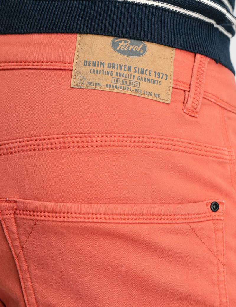 PETROL IND SHORT JOGG HOMME JEAN ORANGE