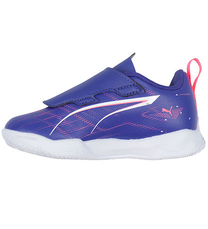 Puma FodboldStøvler - Ultra 5 Play V IT Jr - Lapis Lazuli/Hvid