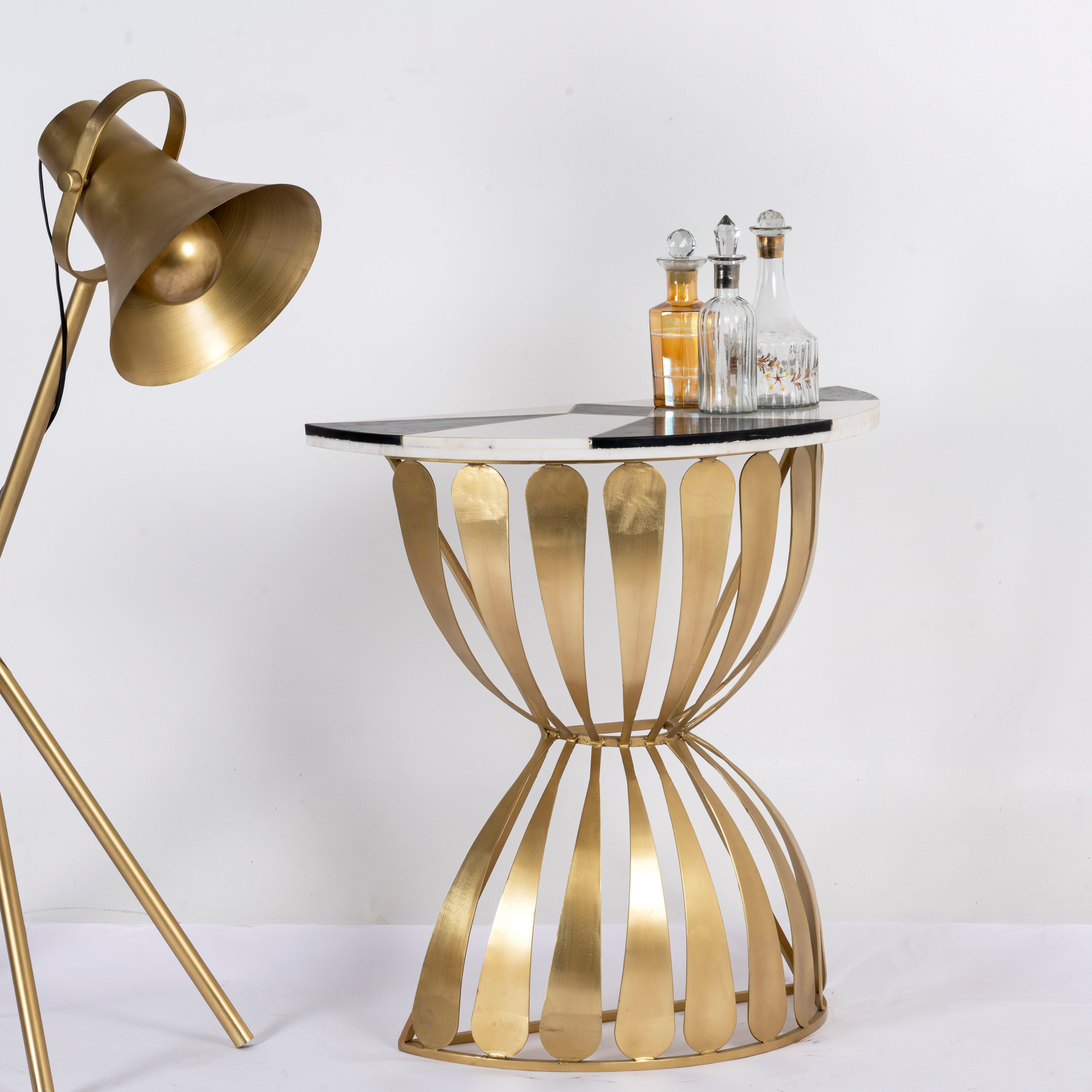Half rond console tafel Parijata #1