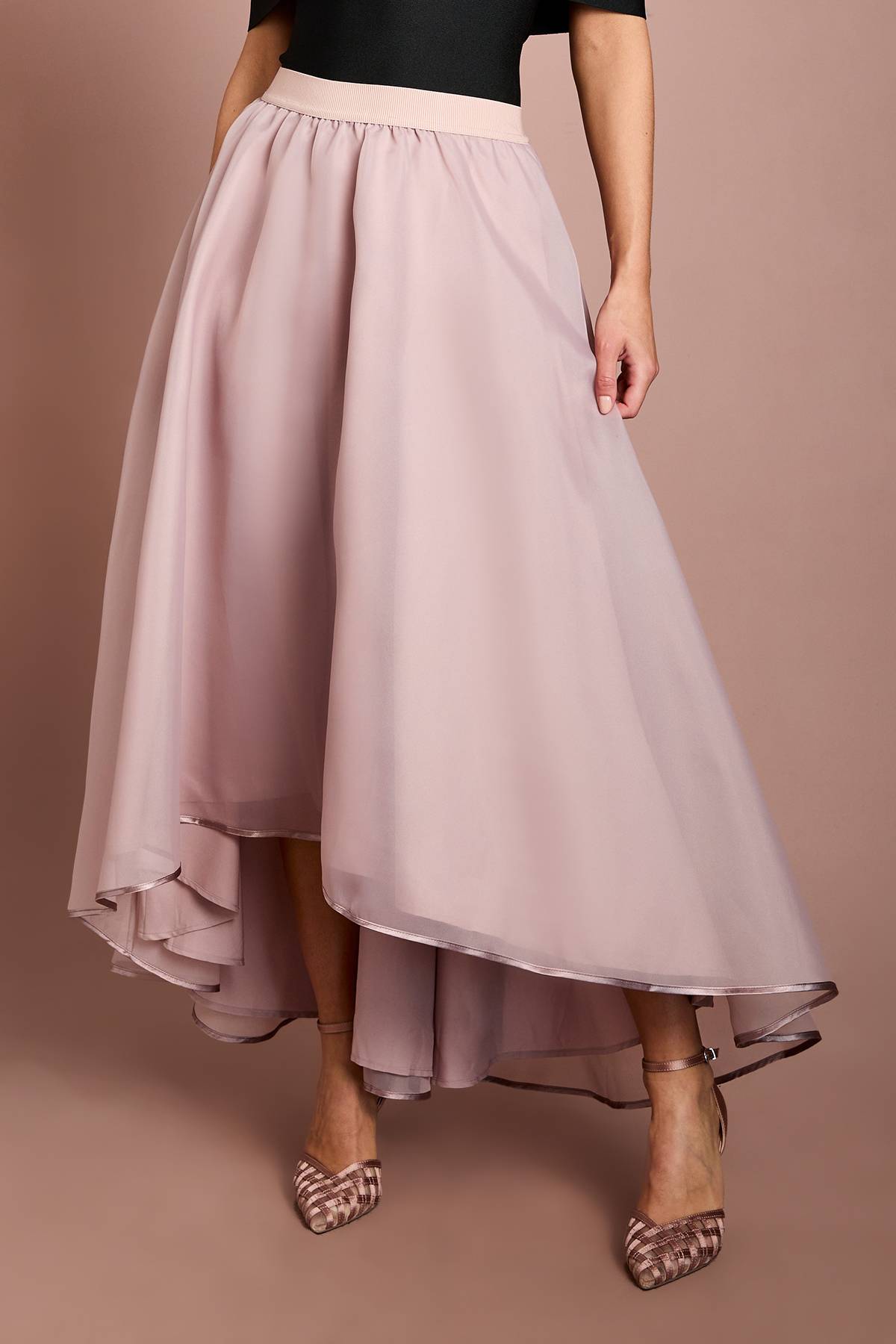Coast Jupe En Organza Asymétrique