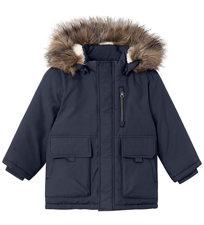 Name It Winterjacke - NmmMaster05 Parka - Dark Sapphire