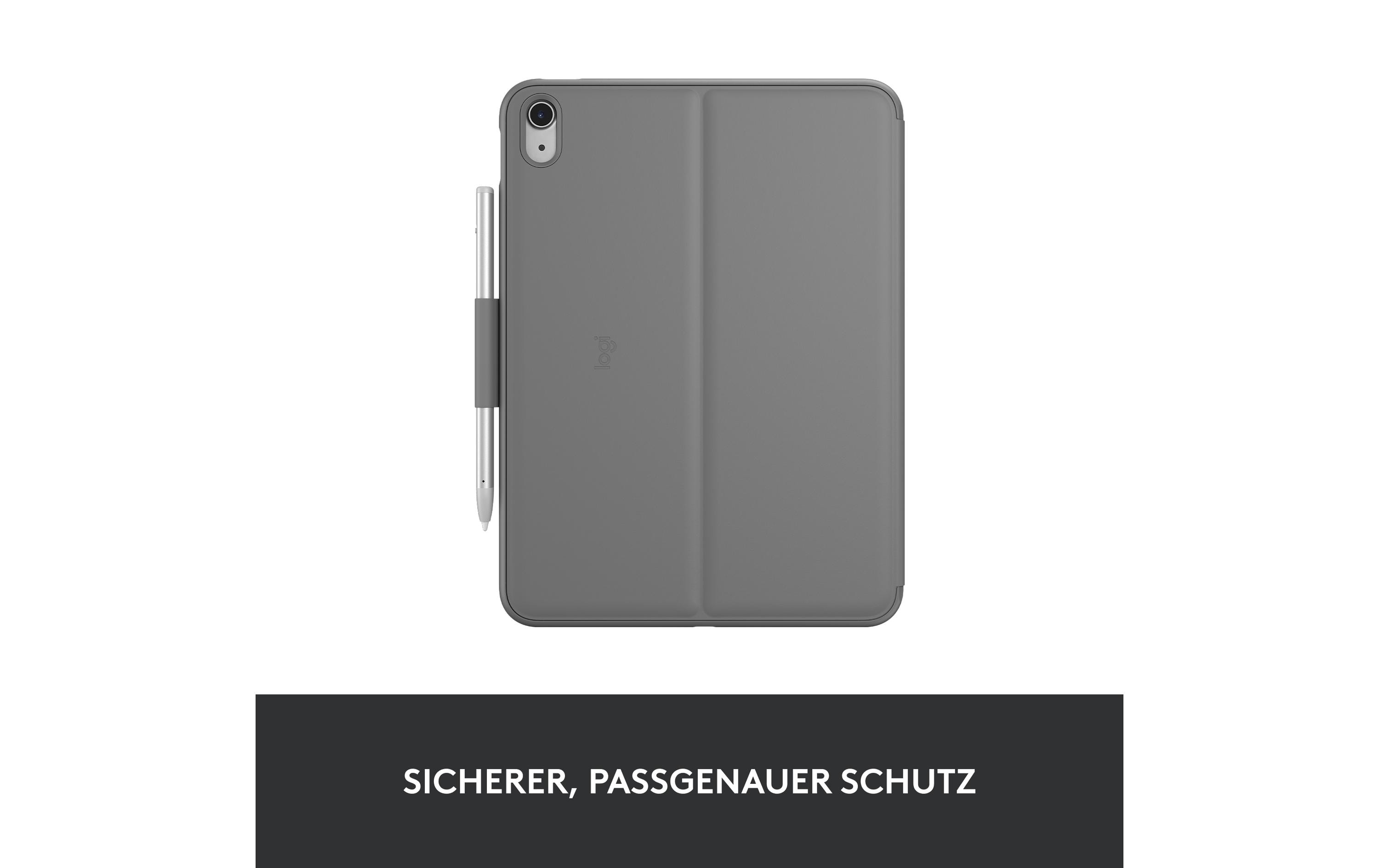 Tablet Tastatur Cover Slim Folio iPad (10. Gen, A16/2025)Tastatur-Cover für das iPad 10.9