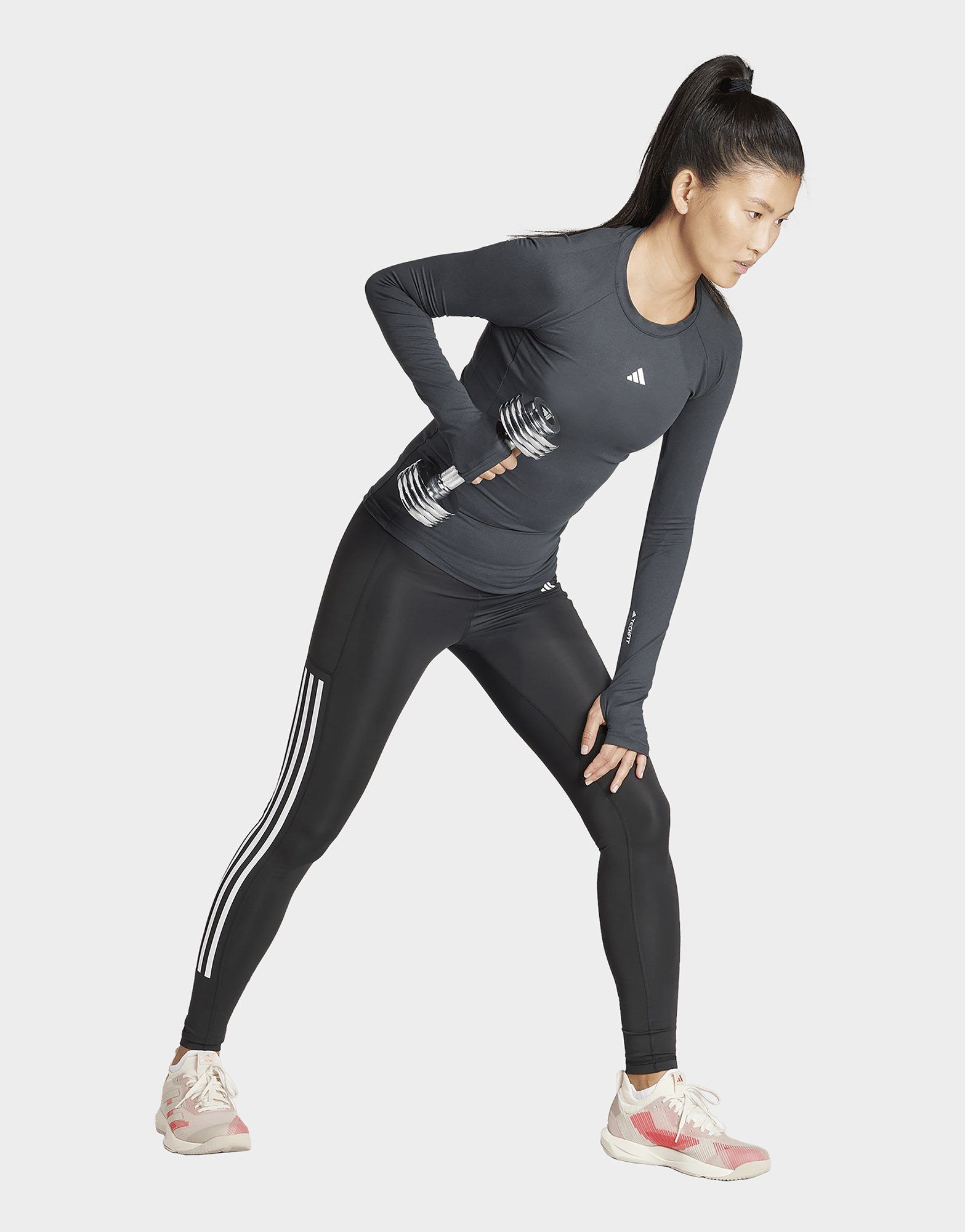 adidas Haut d'entraînement à manches longues Techfit