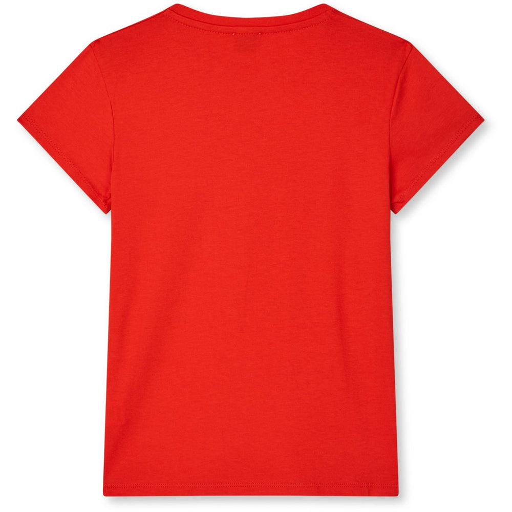 Køb Mads Nørgaard Fiery Red Single Bomuld Tuvina Mini Spejl Tee