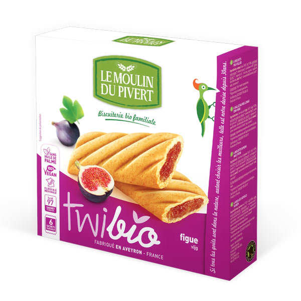 Twibio - Biscuits bio fourrés à la figue