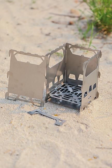 KEITH TITANIUM - RECHAUD BOIS TITANIUM
