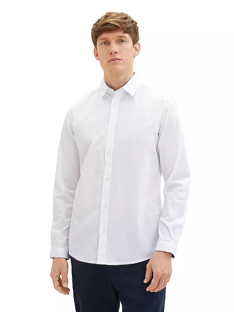 TOM TAILOR Hemd weiss