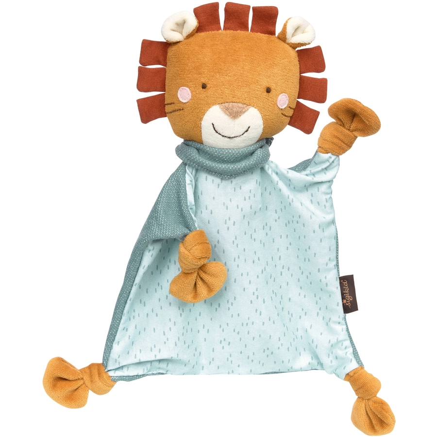 sigikid® Schnuffeltuch Löwe Yellow blauorange