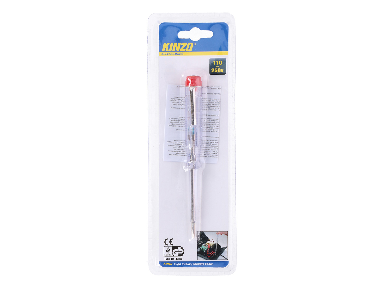 Kinzo voltage tester 110 - 250 Volt