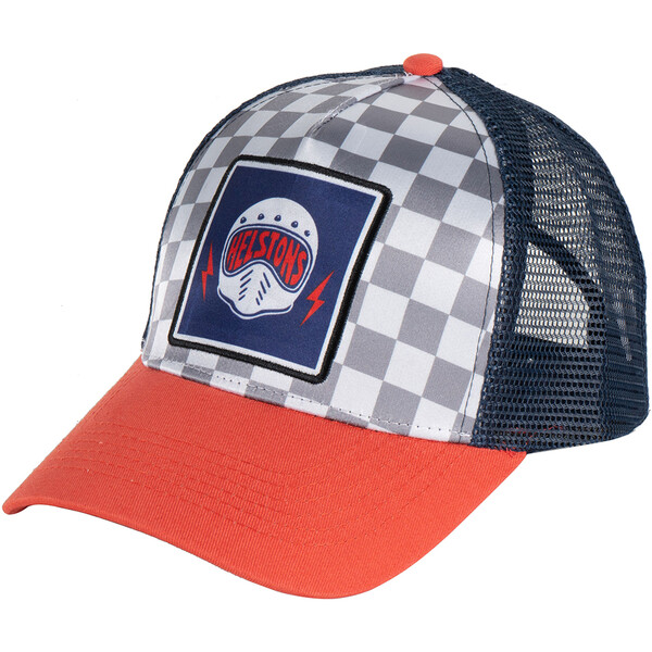 Helstons - Casquette Racing Rouge / Bleu