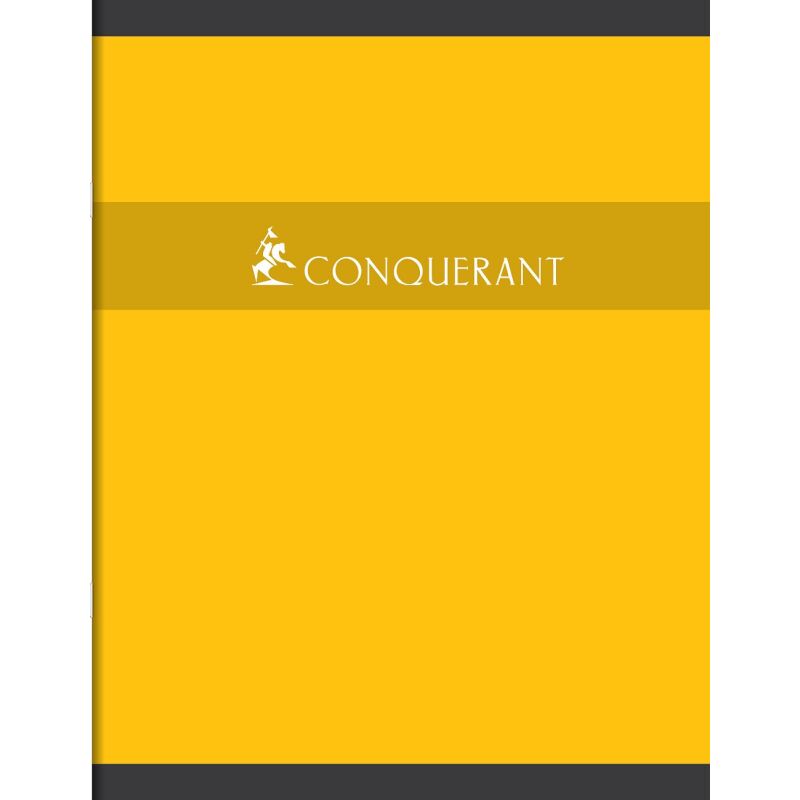 Cahier Conquerant 7 Agrafe 170X220 32P 70G Seyes Assorti