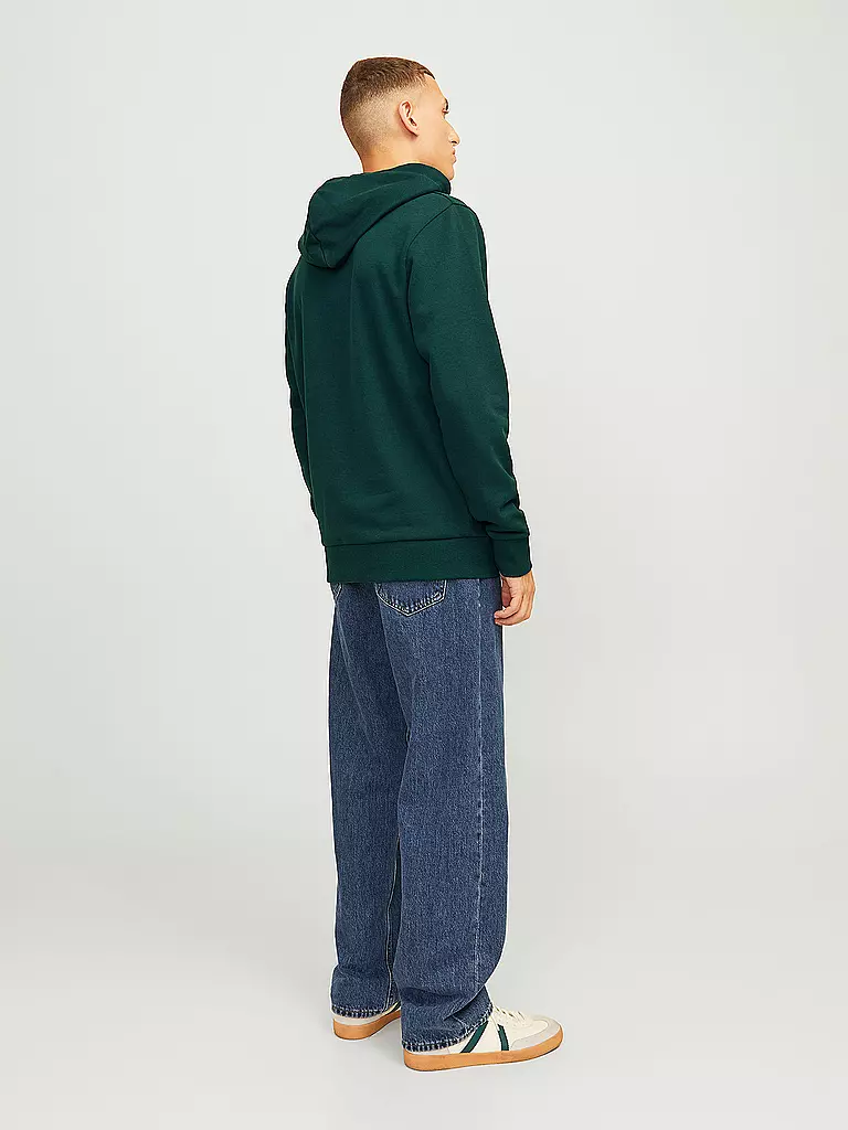 JACK & JONES Kapuzensweater - Hoodie JJXMAS  dunkelgrün
