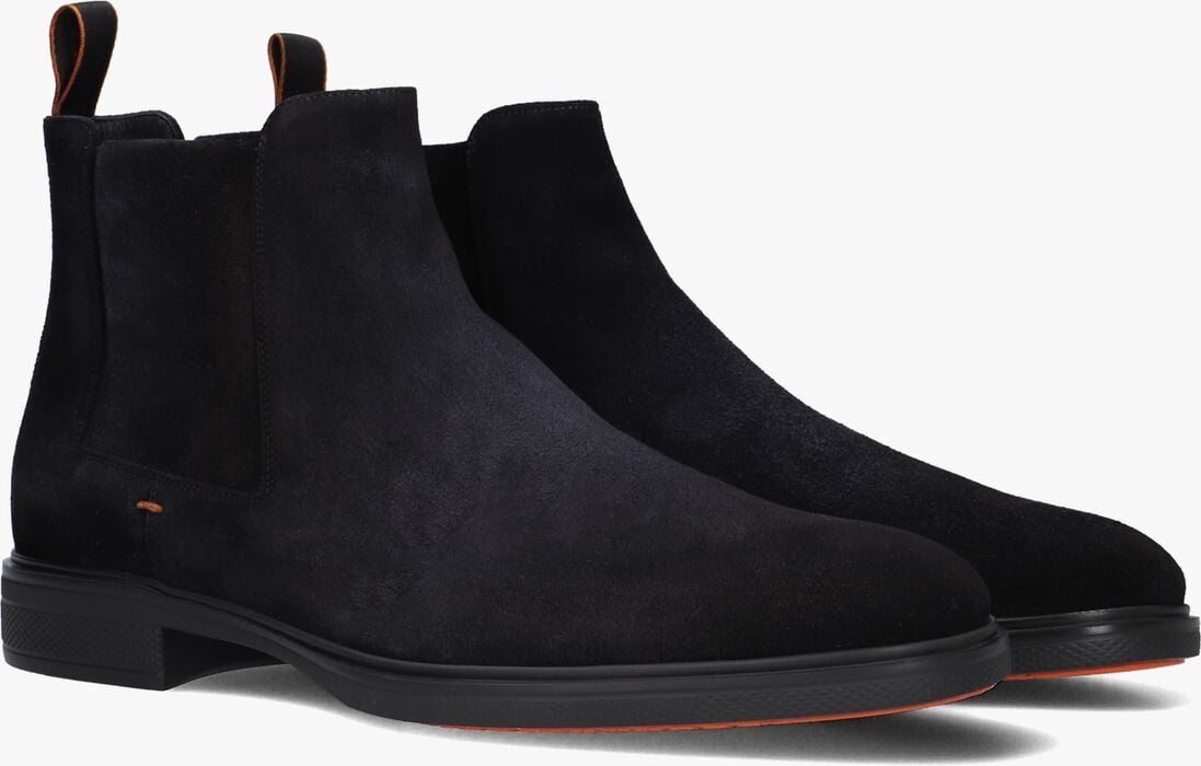blauwe santoni chelsea boots 18937