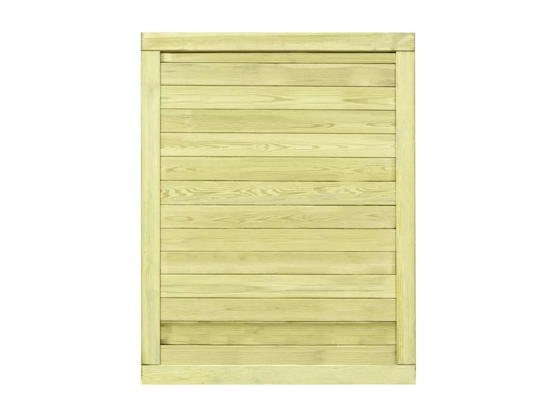 Portail de jardin Bois de pin imprégné 125x100 cm