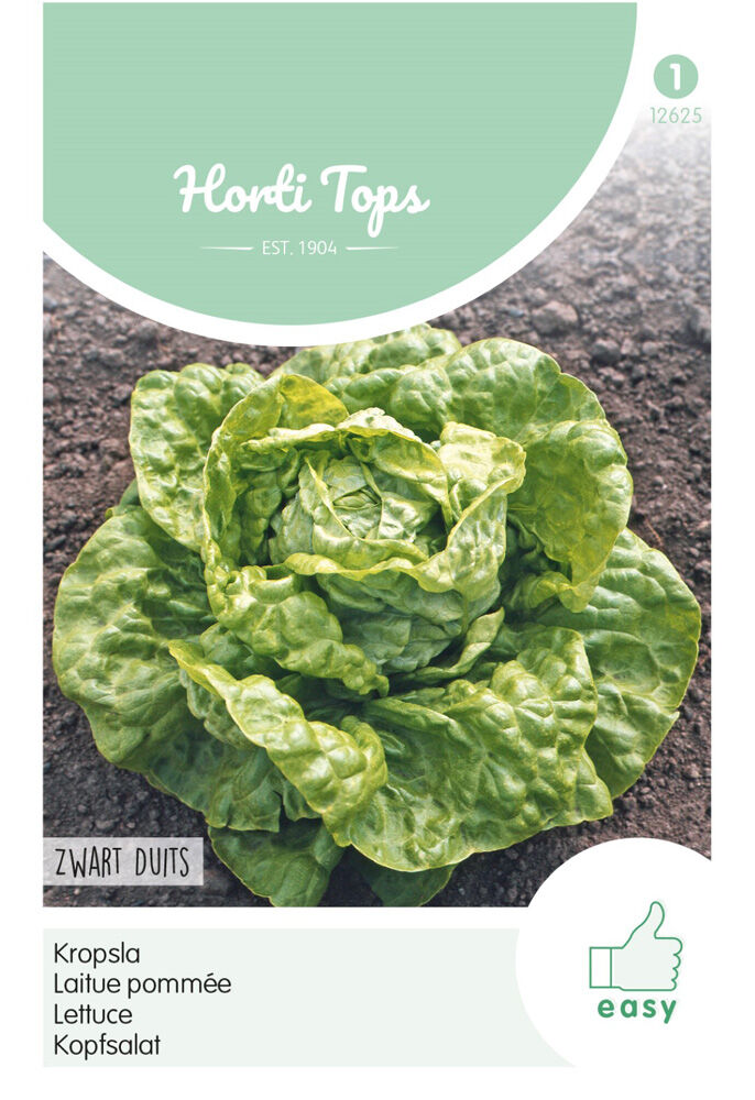 Hortitops Kropsla Lactuca sativa Zwart-Duits - Groentezaden