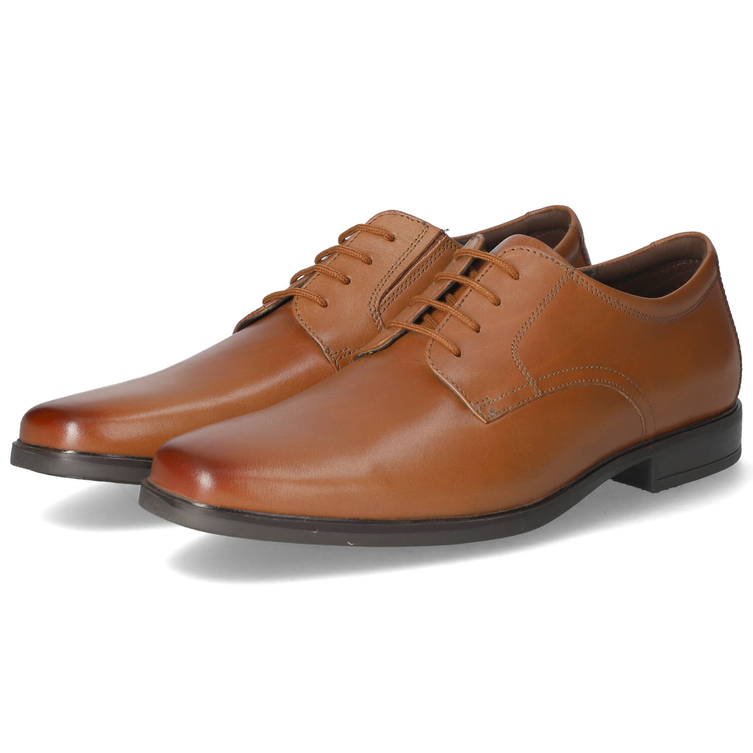 Clarks Halbschuhe HOWARD WALK - dark tan lea