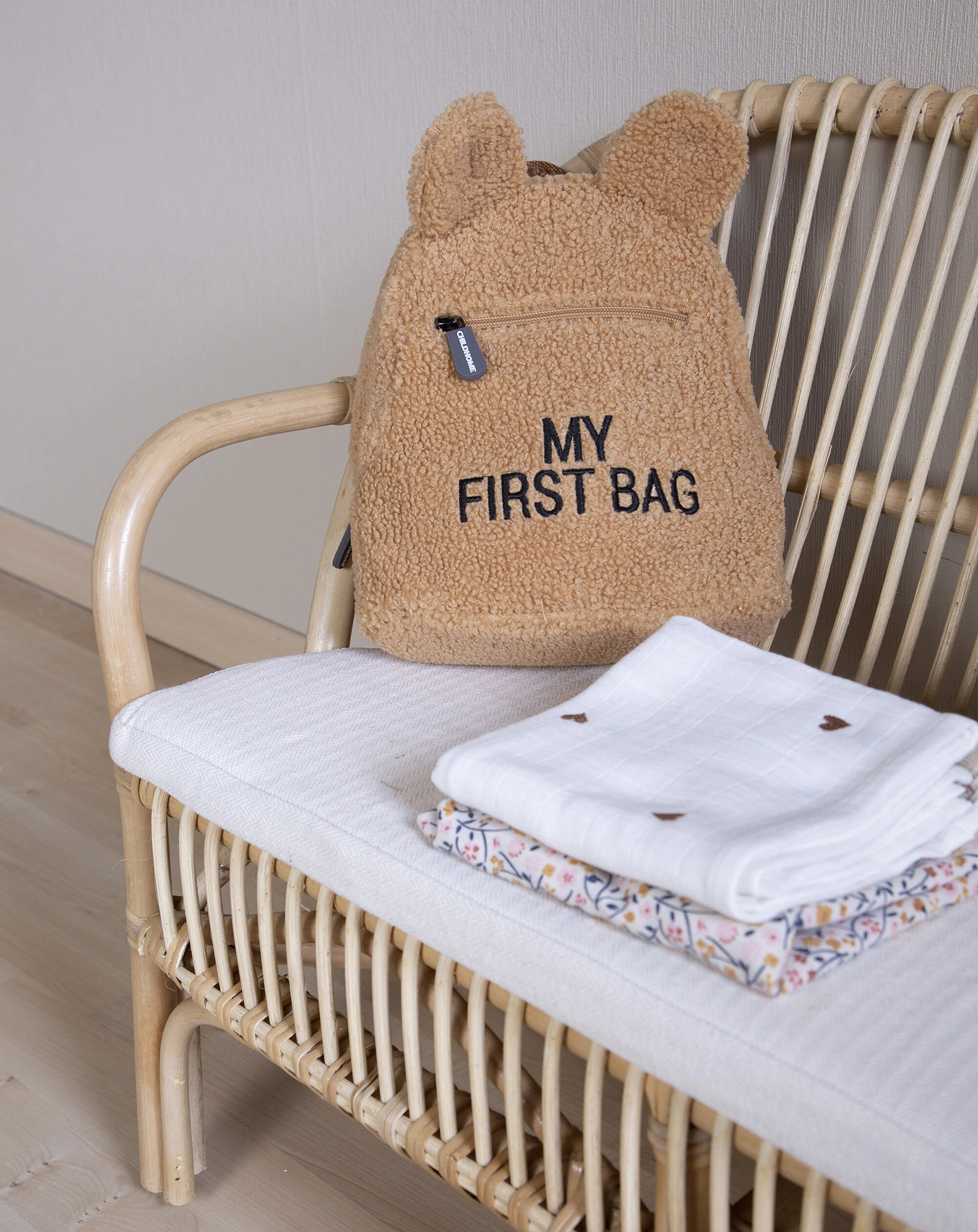 Kinderrucksack MY FIRST BAG TEDDY (20x8x24) in braun