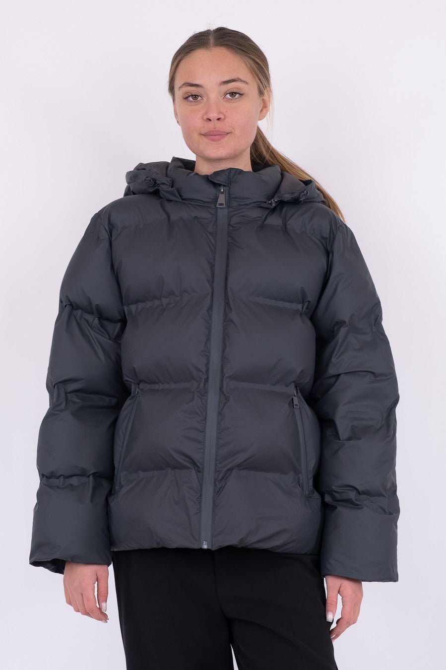 Neo Noir  Fox Puffer dunjakke - Antracit