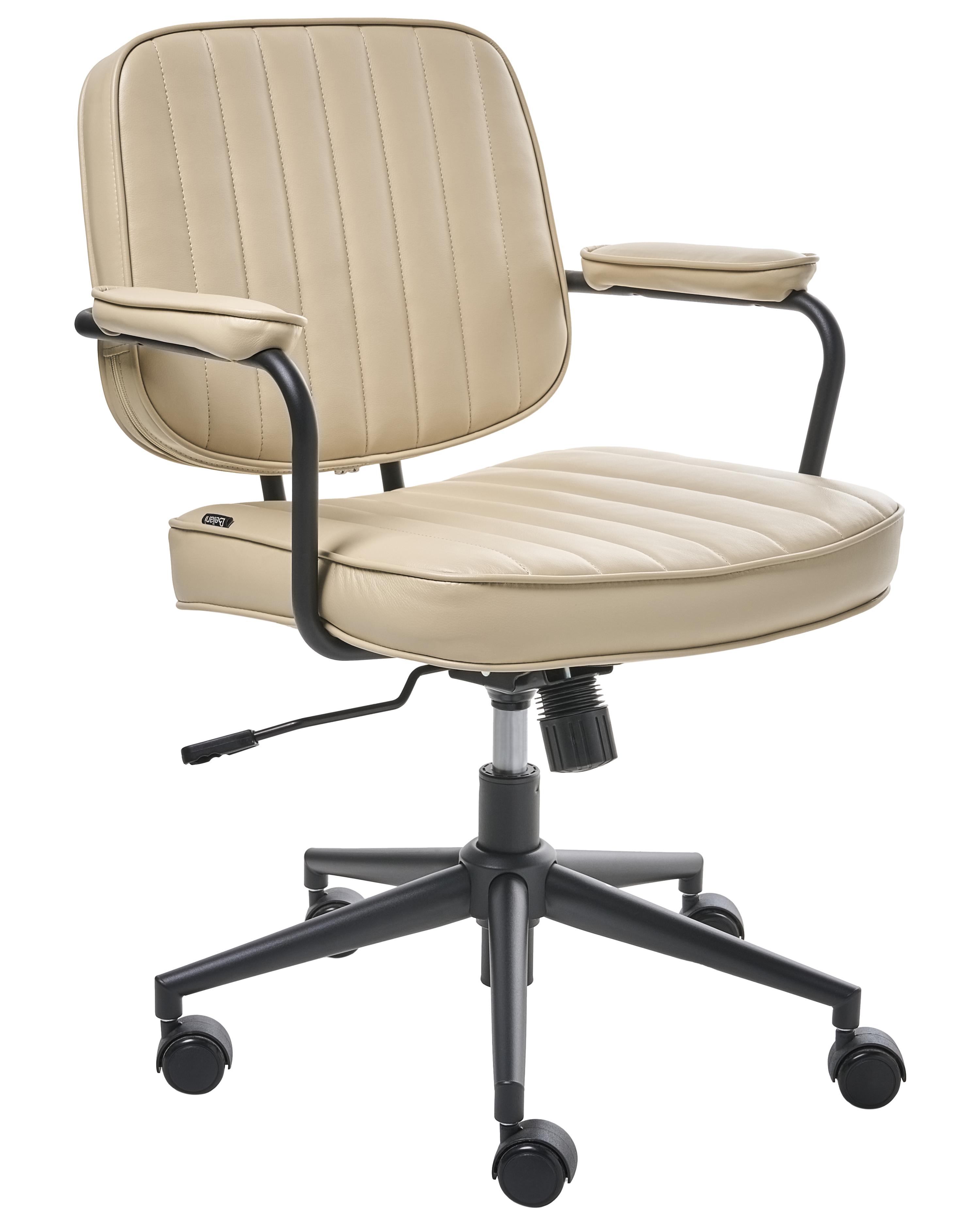 Bureaustoel BERNE Kunstleer Beige