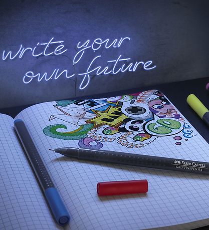 Faber-Castell Ink - Grip Tuschen - 30 st. - Pastel/Neon
