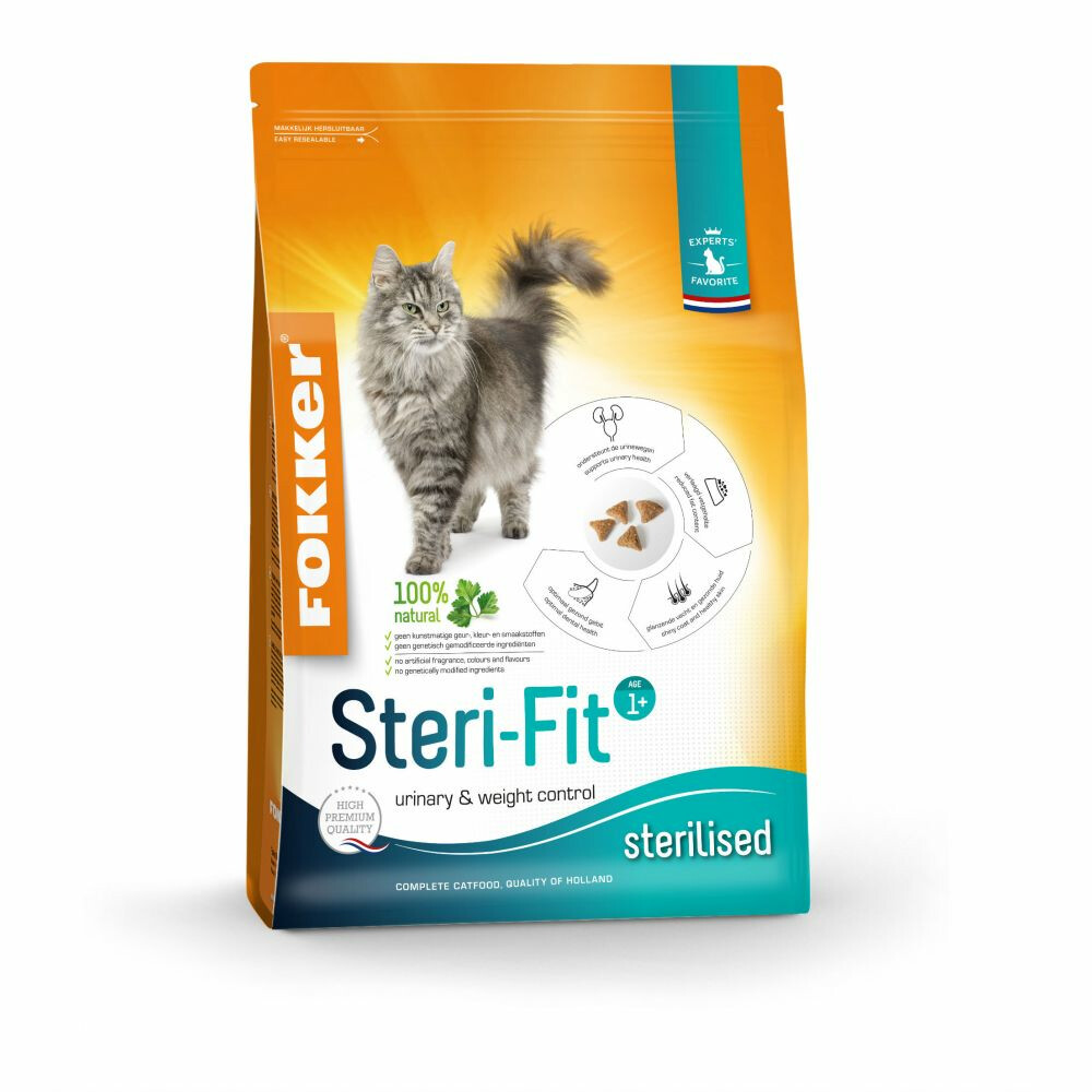 Fokker Steri-Fit Kattenvoer Gevogelte2,5 kg
