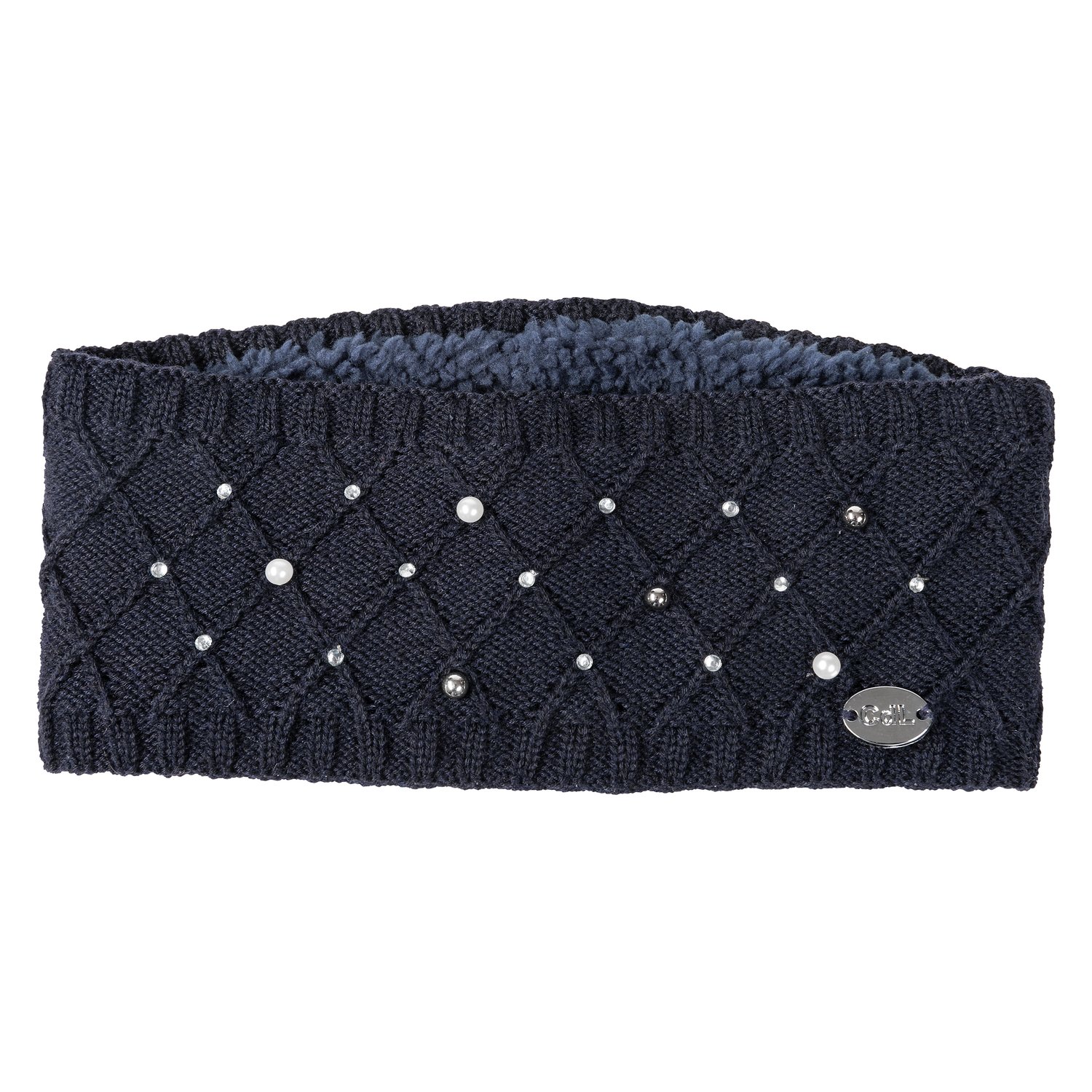 Cheval de Luxe Stirnband mit Perlen - dark blue - Einheitsgröße