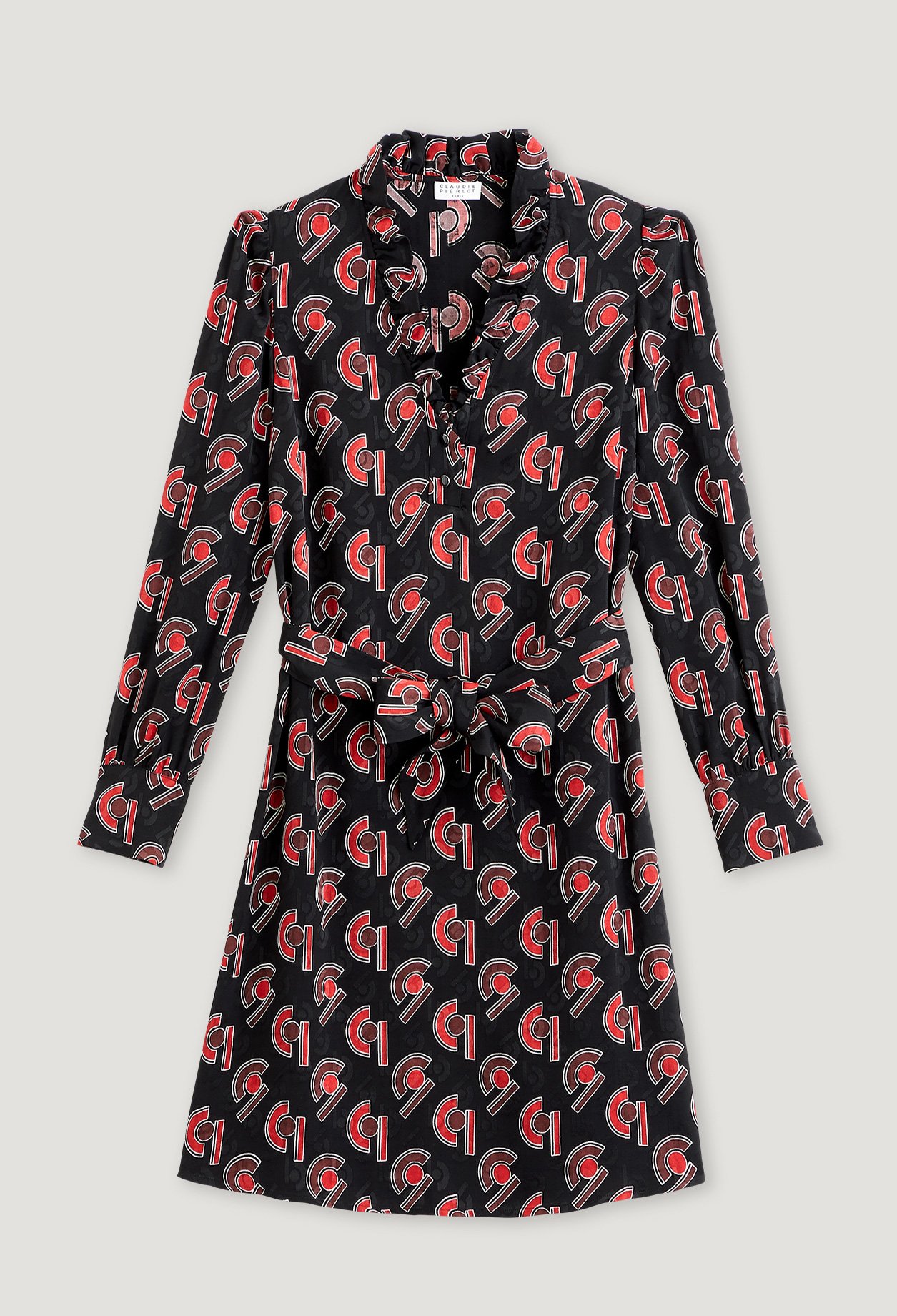 Robe fluide imprimee