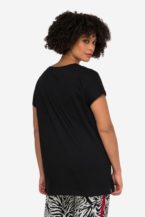 T-Shirt, oversized, ROCK, Rundhals, Halbarm