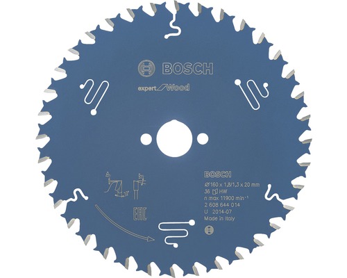 Cirkelzaagblad Expert voor Hout Bosch 160x20mm 36T