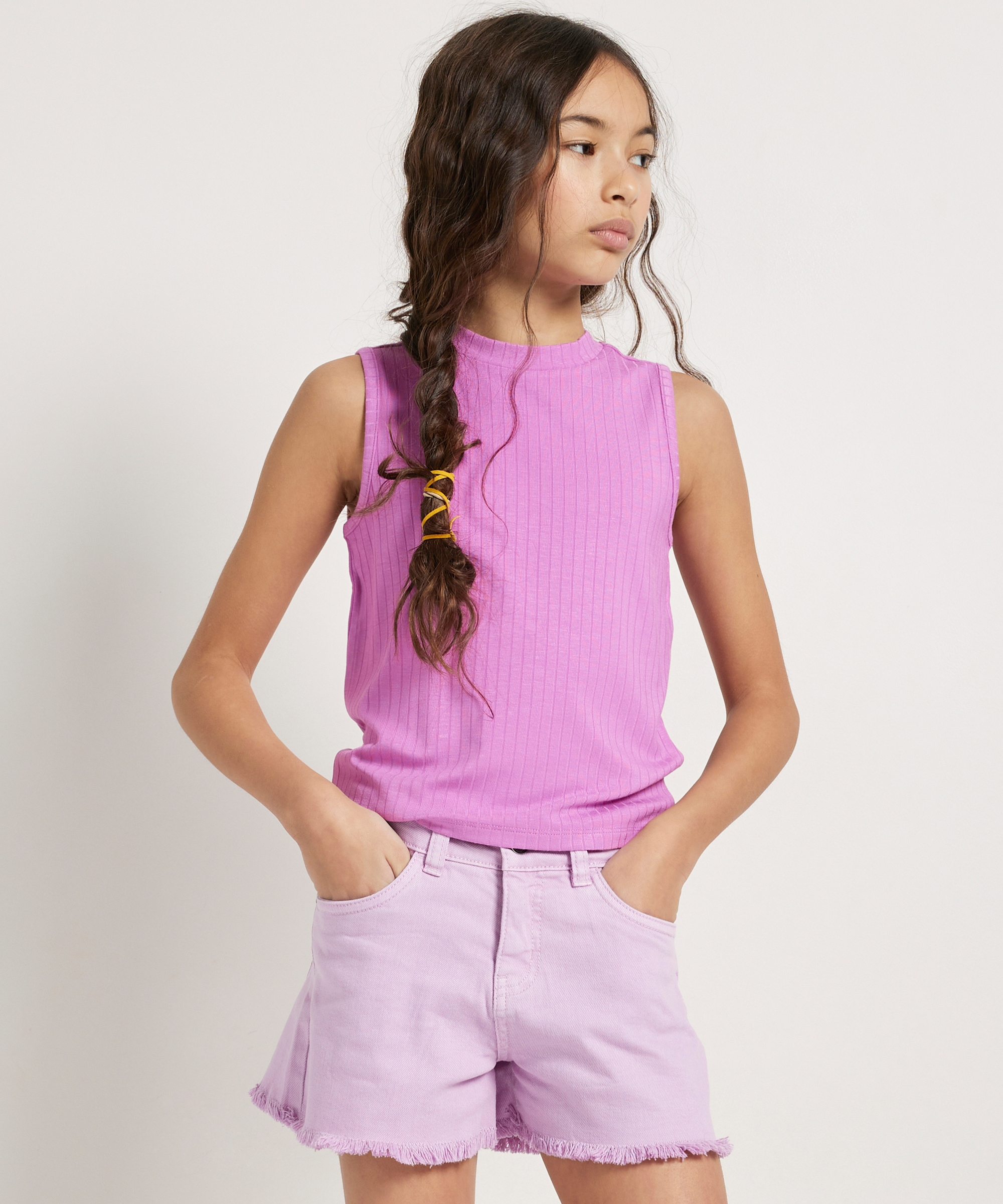singlet met hoge hals